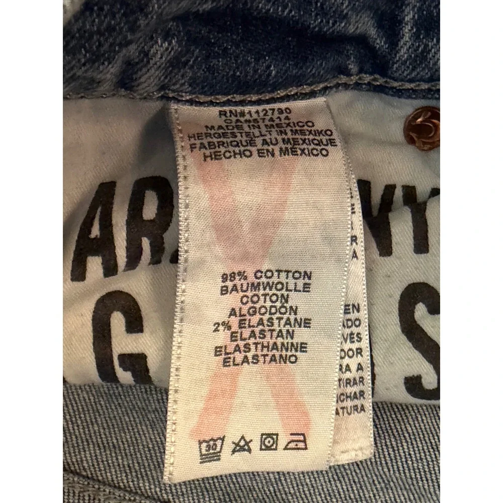 True‎ Religion Ricky Relaxed Straight Distressed Jeans Size 40x28.5 Western Logo